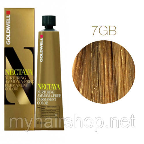 

Краска для волос Goldwell Nectaya 60 мл 7GB (песочный русый)