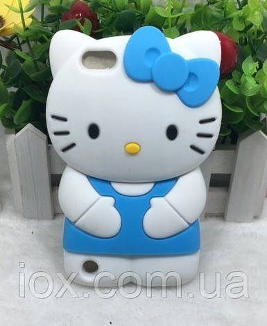 

Пластиковый чехол "Kitty" для iPhone 4/4s синий, Разные цвета