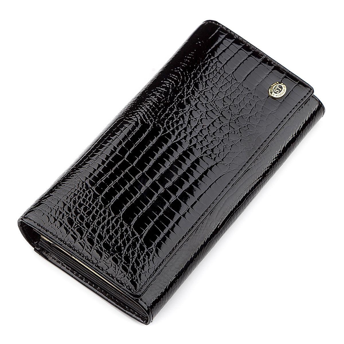 

Кошелек женский ST Leather 18426 (S6001A) кожаный Черный