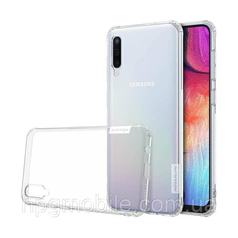 

Чехол для Samsung Galaxy A50 A505, A50s A507 - Nillkin Nature TPU Case, Ultra Slim, силикон Прозрачный