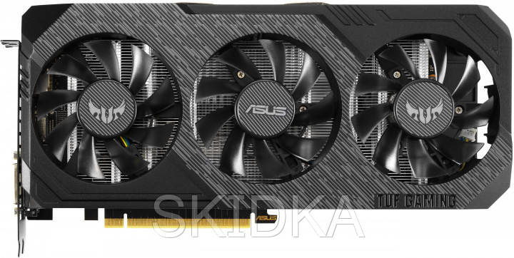 

Видеокарта Asus PCI-Ex GeForce GTX 1660 TUF Gaming X3 OC 6GB GDDR5 (192bit) (1500/8002) (DVI, HDMI, DisplayPort) (TUF3-GTX1660-O6G-GAMING)