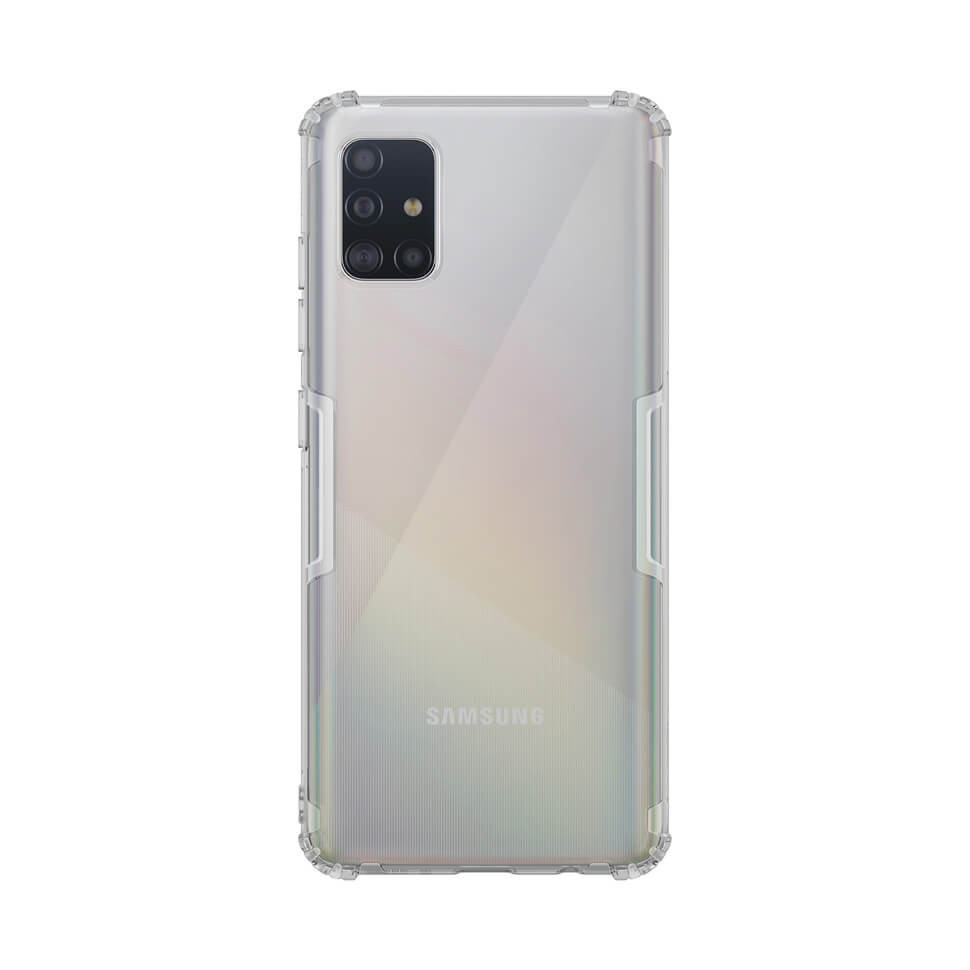 

TPU Чехол Nillkin Nature для Samsung Galaxy A51 A515F Transparent Gray, Прозрачный серый