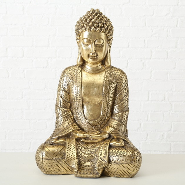 Статуэтка Будда полистоун золото h39см 1013248Нет в наличии