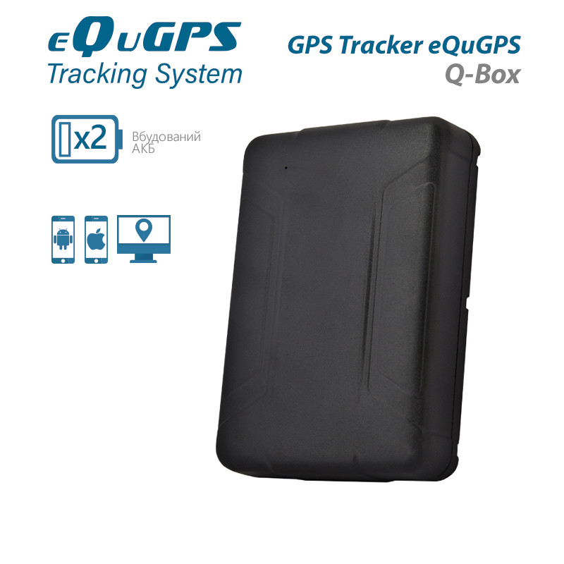 EQuGPS GPS-трекер eQuGPS Q-BOX+ 10000 (Автономный трекер + маяк с АКБ 
