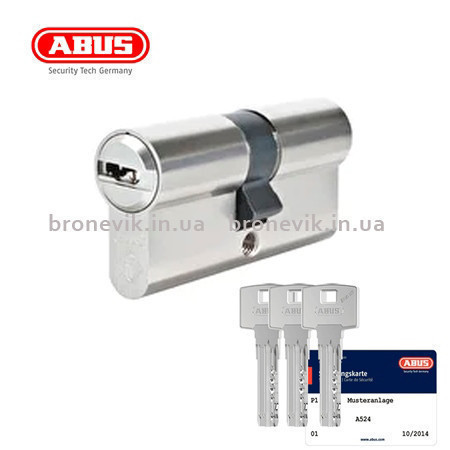 

Цилиндр Abus Bravus compact 1000 75 (35x40) ключ-ключ матовый хром 5