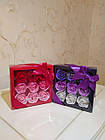 Оптом - Подарочный набор цветочного мыла Rose Garden из 9 роз для девушек и женщин в коробке с бантиком, фото 5