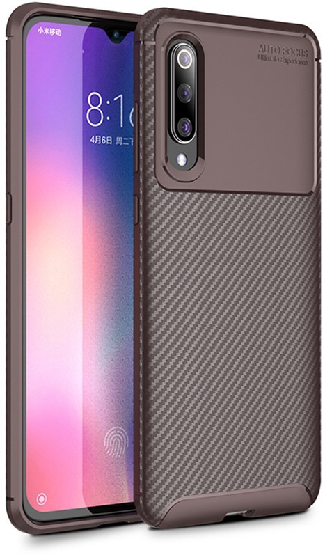 

Чехол-накладка Ipaky Carbon Fiber Series/Soft TPU Case Xiaomi Mi 9 Brown, Коричневый