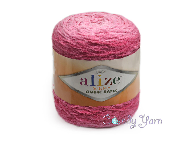 

Alize Softy Plus Ombre Batik №7283, розовый