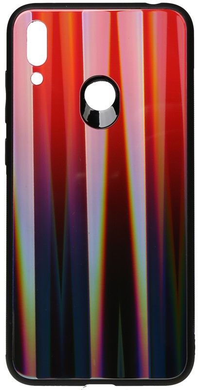 

Чехол-накладка TOTO Aurora Print Glass Case Huawei Y7 2019 Red, Красный