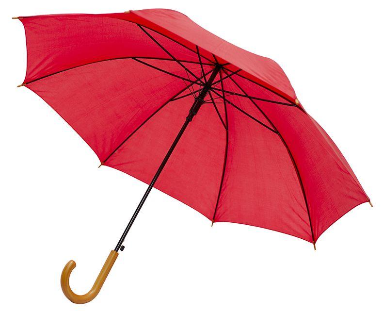 

Зонт трость Bergamo Promo полуавтомат, красный