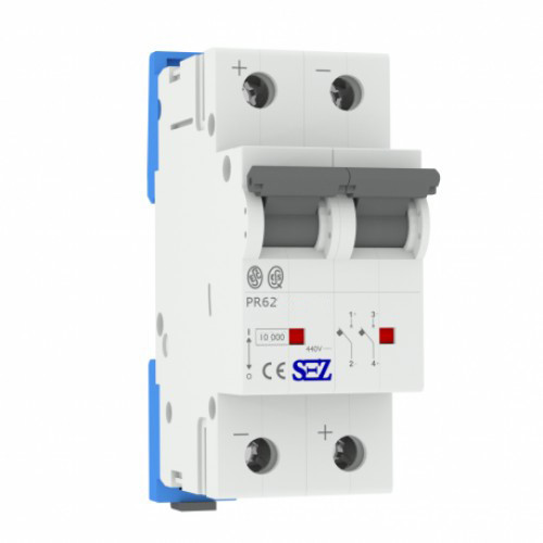 Автоматичний вимикач SEZ PR 62 2п 20A D 10 кА