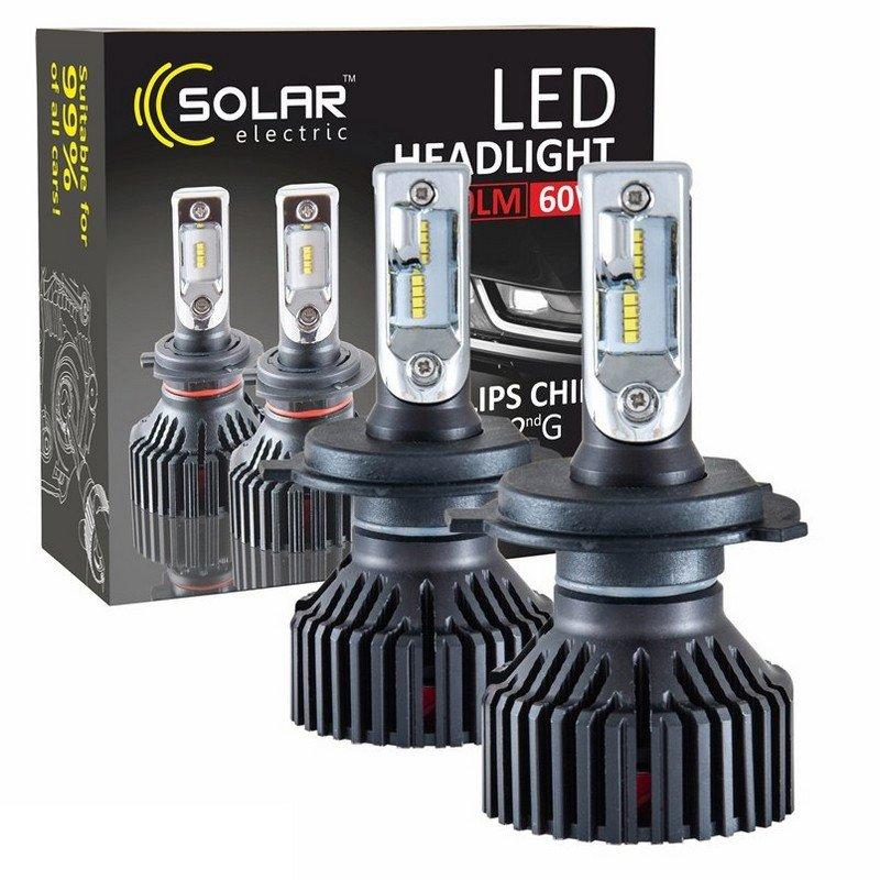 

Лампы светодиодные Solar LED H4 12/24V 6000K 60W