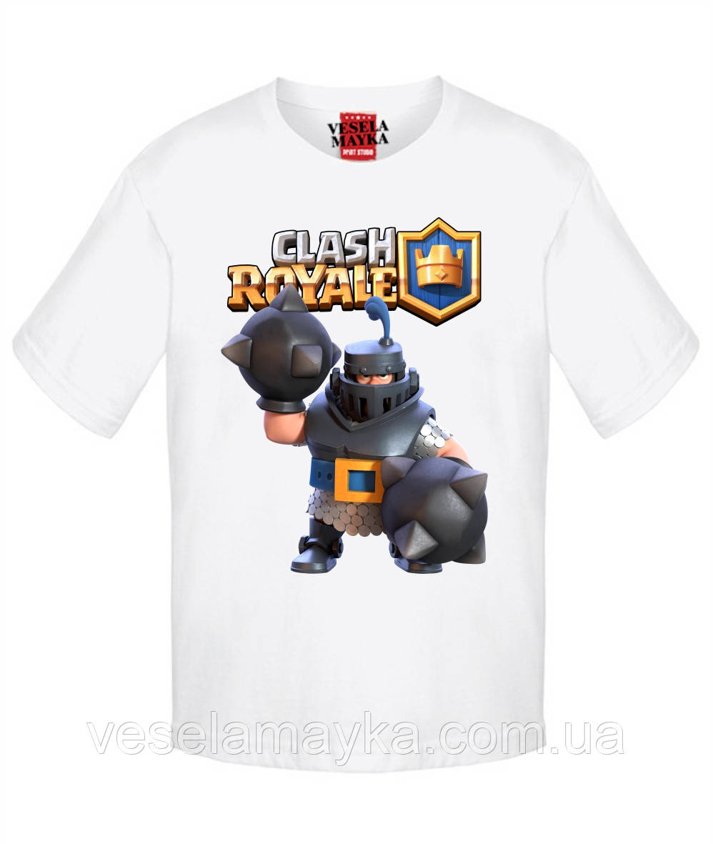 

Футболка "Clash royale 3" Белый, 14-15 лет (164см)