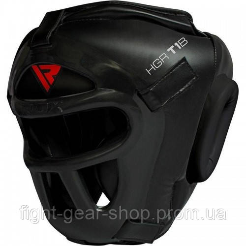 

Оригинальный Шлем RDX T1 Head Guard with Removable Face Cage - Black S - окружность головы менее 52 см