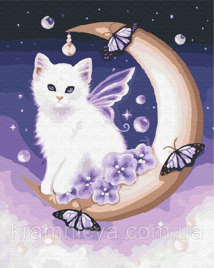 Картина по номерам Brushme Лунный котик, 40х50 (G140)