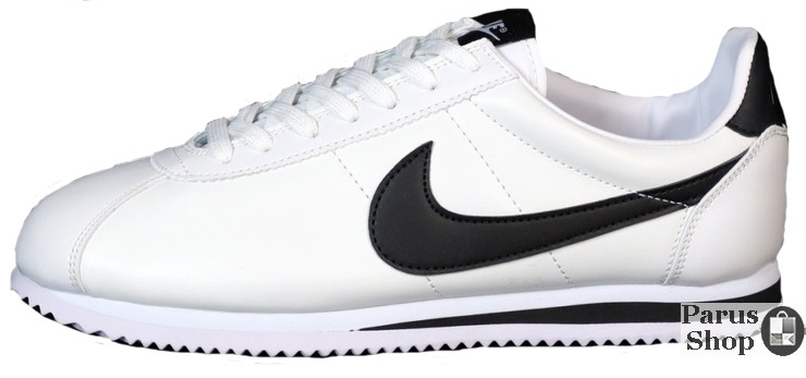 

МУЖСКИЕ КРОССОВКИ NІKE CORTEZ WHITE/BLACK 45, Белый