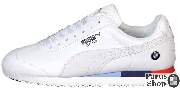 

МУЖСКИЕ КРОССОВКИ PUMA ROMA BMW WHITE 43, Белый