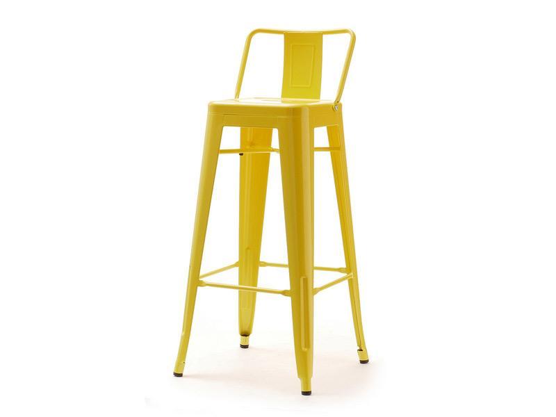

Стульчик металический BAROWY Z OPARCIEM ALFREDO STOOL 1 ŻÓŁTY