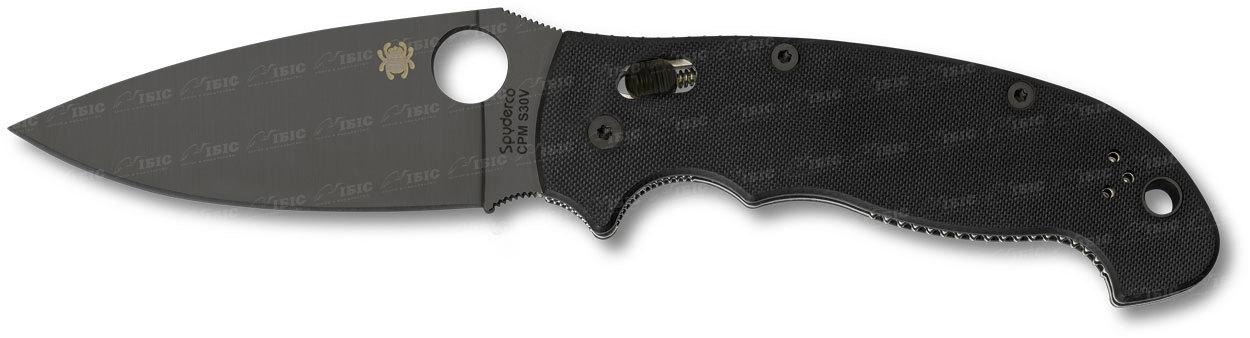 

Нож Spyderco Manix 2 XL Black Blade