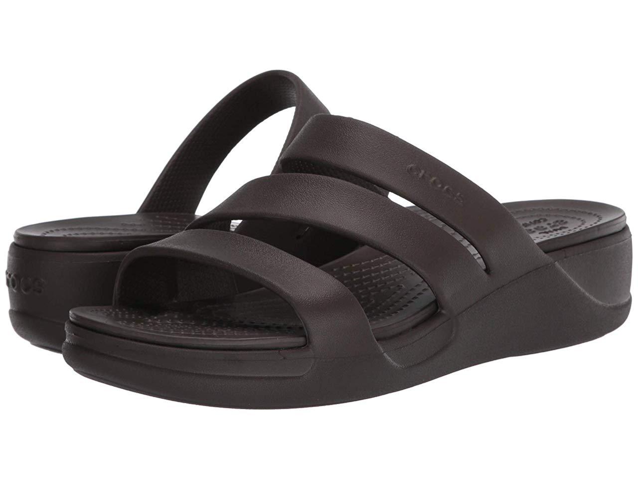 

Туфли на каблуке (Оригинал) Crocs Monterey Wedge Espresso