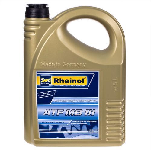 

Трансмиссионное масло Rheinol ATF MB III 5L (ATF MB III/30630,580)