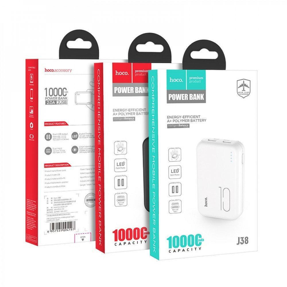 

Внешний аккумулятор / Портативные зарядки / Power Bank HOCO J38 10000 mAh