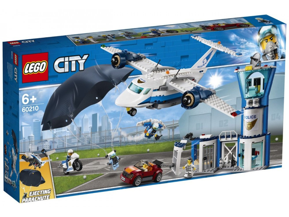 

Блочный конструктор LEGO City Воздушная полиция Воздушная база (60210)