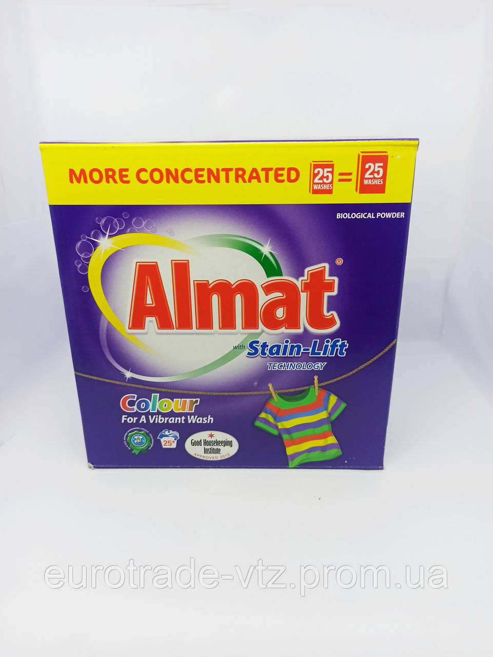 

Almat порошок для цветных вещей 1625г. Color 25прань.