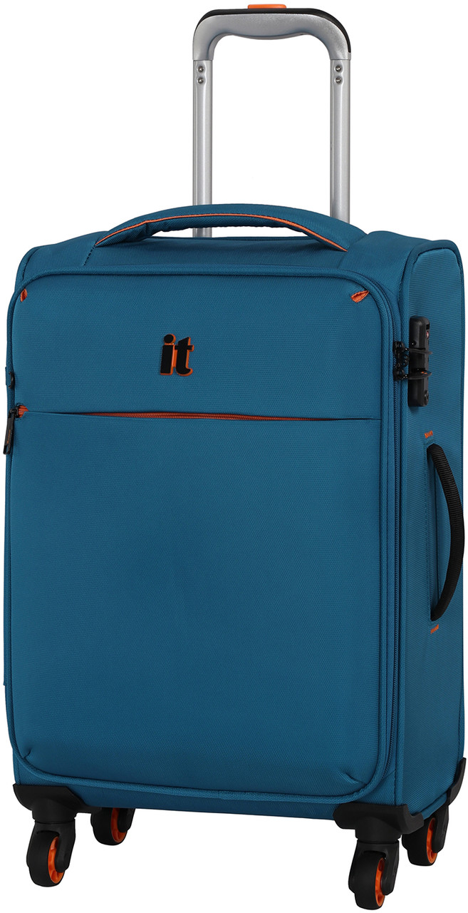 

Чемодан IT Luggage Glint М на 57 л, голубой