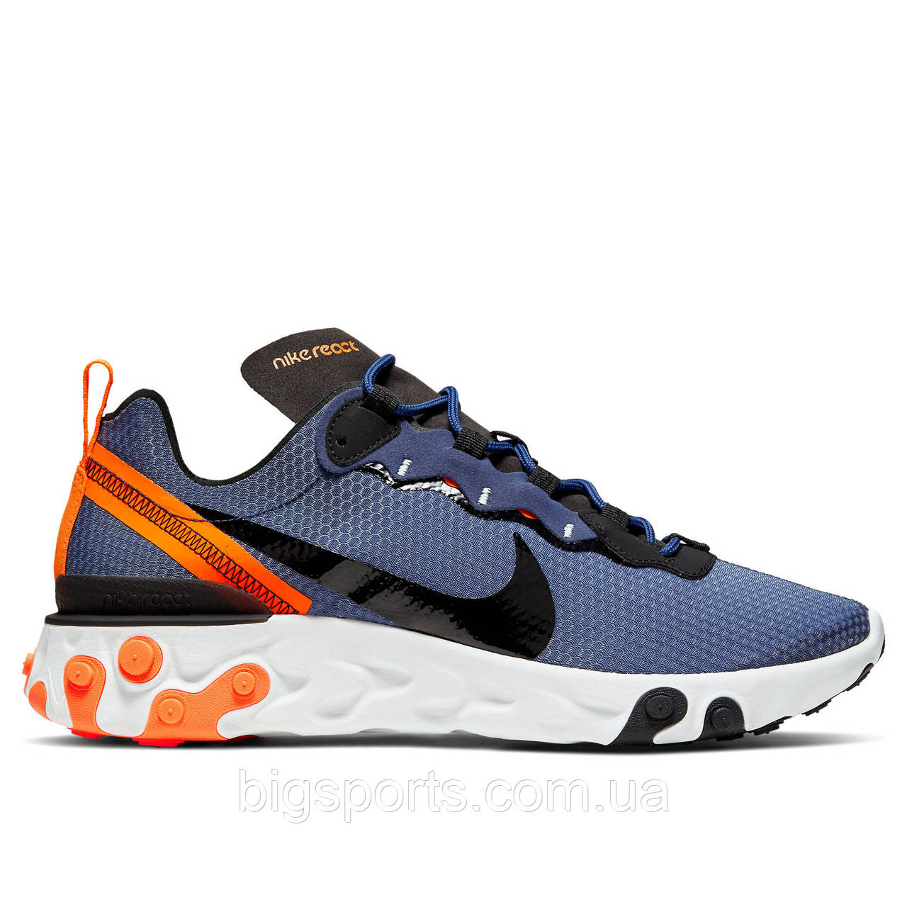 

Кроссовки муж. Nike React Element 55 Se (арт. CI3831-400) 43 (27.5 см), Синий