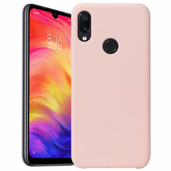 

Матовый чехол накладка Silicone Matted для Xiaomi Redmi Note 7 розовый