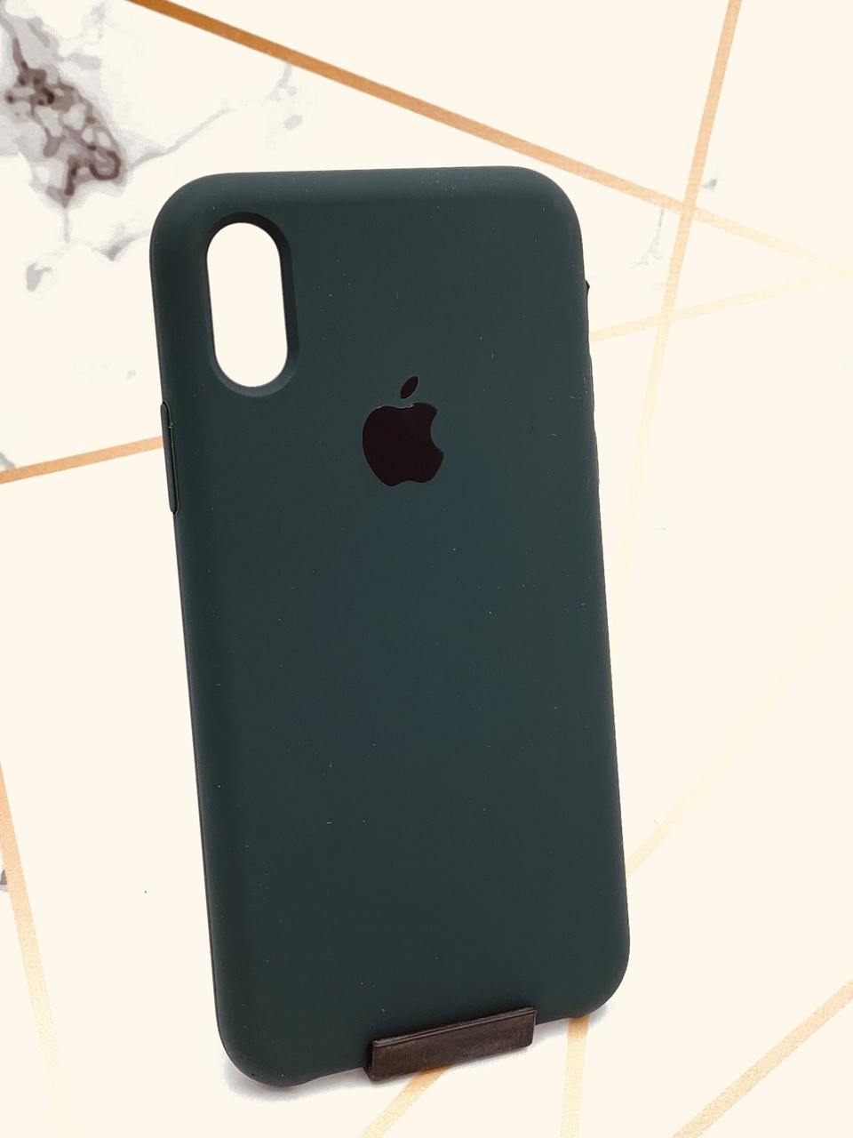 

Силиконовый чехол Apple Silicone Case для iPhone X / Xs Лесной зеленый, Лесной зелёный