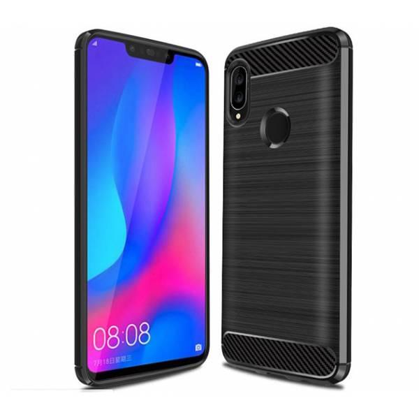 

Чехол накладка Polished Carbon для Huawei P Smart + (Plus)/ Huawei Nova 3i черный