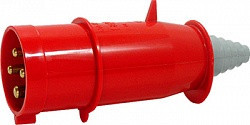 

Вилка силовая переносная 3P+Z, 400 В, 16 А, IP44, Tarel