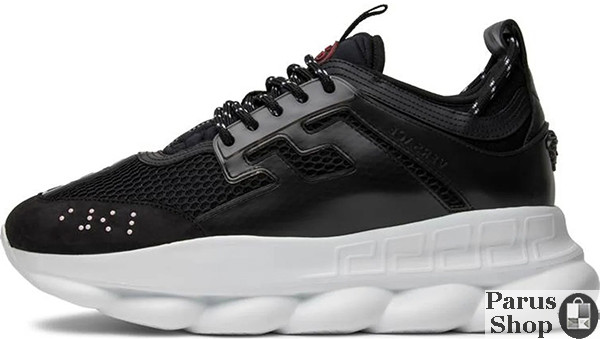 

Женские кроссовки Versace Chain Reaction Sneakers Black/White 41, Черный-белый