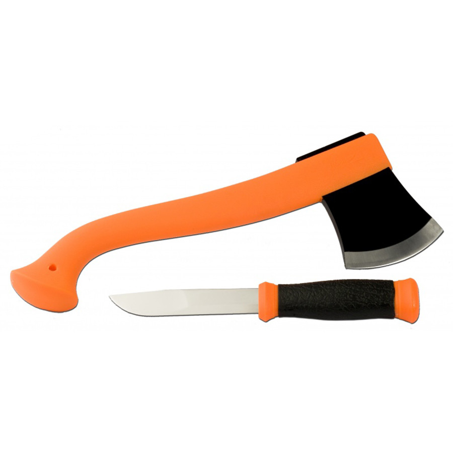 

Набор Morakniv Outdoor Kit Orange Нож Outdoor 2000+Топор Camping axe нержавеющая сталь оранжевый