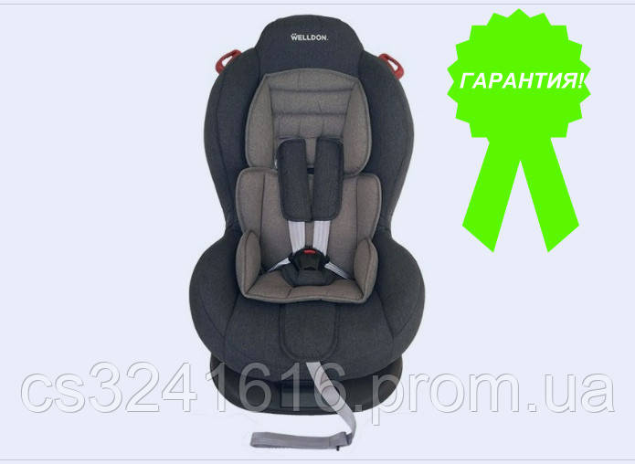 

Детское автокресло Welldon Smart Sport Isofix до 6 лет, автомобильное кресло для детей от 9 до 25 кг, Серый