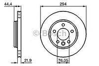 

Тормозной диск задний Фольксваген KOMBI / CARAVELLE V/ KOMBI V/ MULTIVAN/ Транспортер (пр-во BOSCH