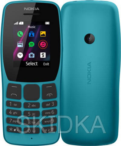 

Мобильный телефон Nokia 110 Ocean Blue, Синий