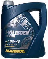Масло моторное MANNOL Molibden benzin п/синт. 10w40 4L SL/CF