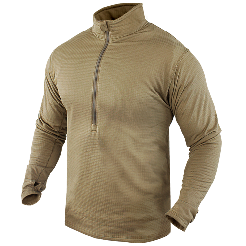 

Оригинал Флисовое зимнее термобелье Condor BASE II Zip Pullover 603 Medium, Sand (пустельний)