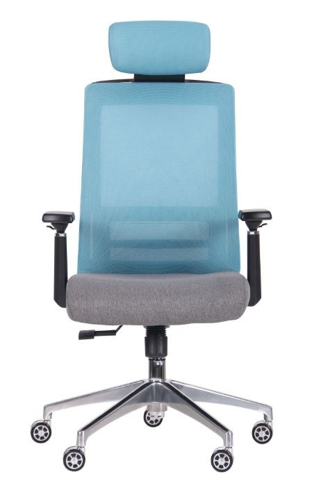 Кресло Self светло-голубой, серый (Фото 3)
