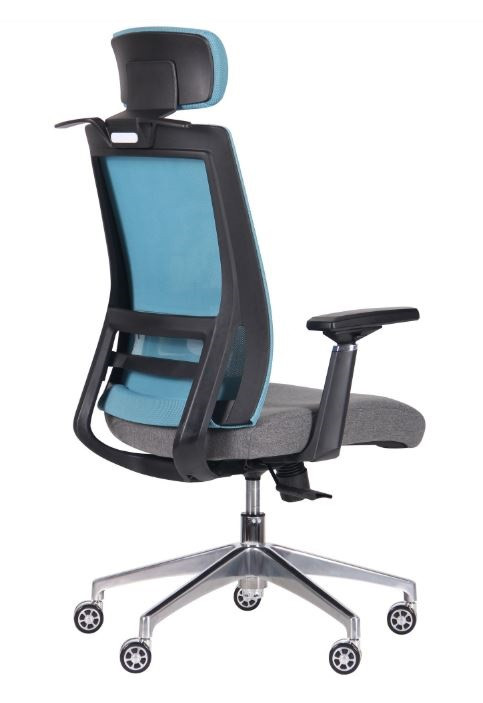 Кресло Self светло-голубой, серый (Фото 5)