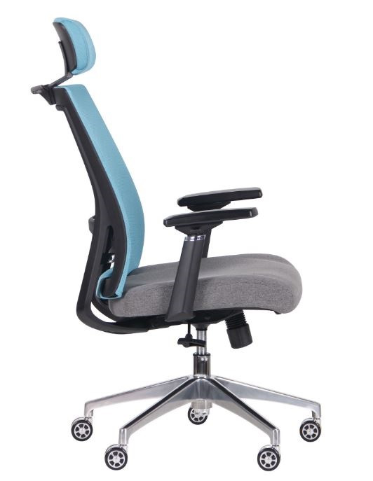 Кресло Self светло-голубой, серый (Фото 6)