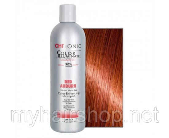 

Оттеночный шампунь CHI Ionic Color Illuminate Shampoo Red Auburn 355 мл