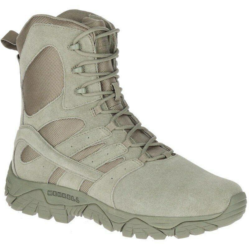 

Оригинал Военные тактические ботинки Merrell MOAB 2 Men's Tactical Defense WP 8 Sage Green Boots J17775 US