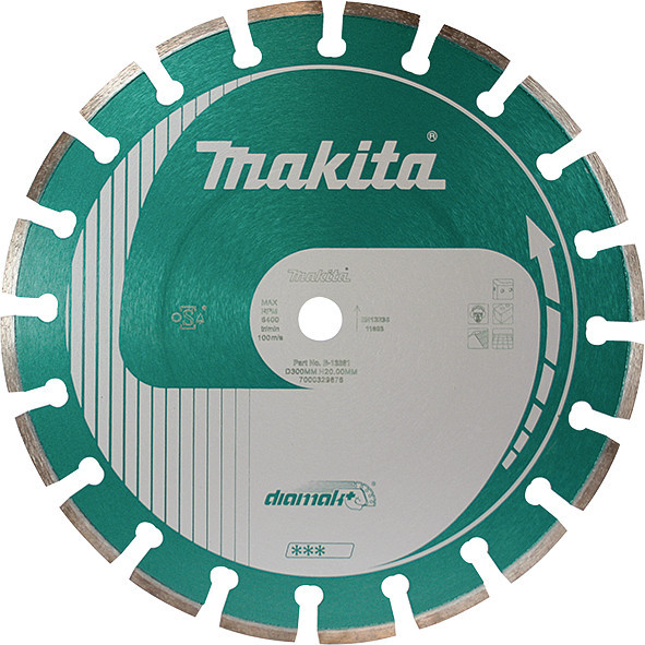 

Алмазний диск 125 мм Makita Diamak Plus (B-16916)