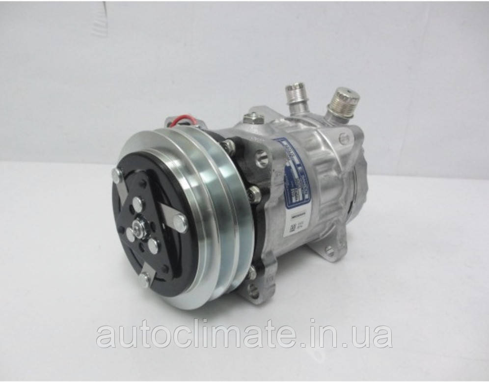 

Компрессор кондиционера Sanden SD7L15 8208VT (Фреон R-404, вертикальный)