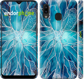 

Чехол на Samsung Galaxy A20e A202F чернило "4726c-1709-535", Голубой