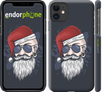 

Чехол на iPhone 11 Christmas Man "4712c-1722-535", Черный